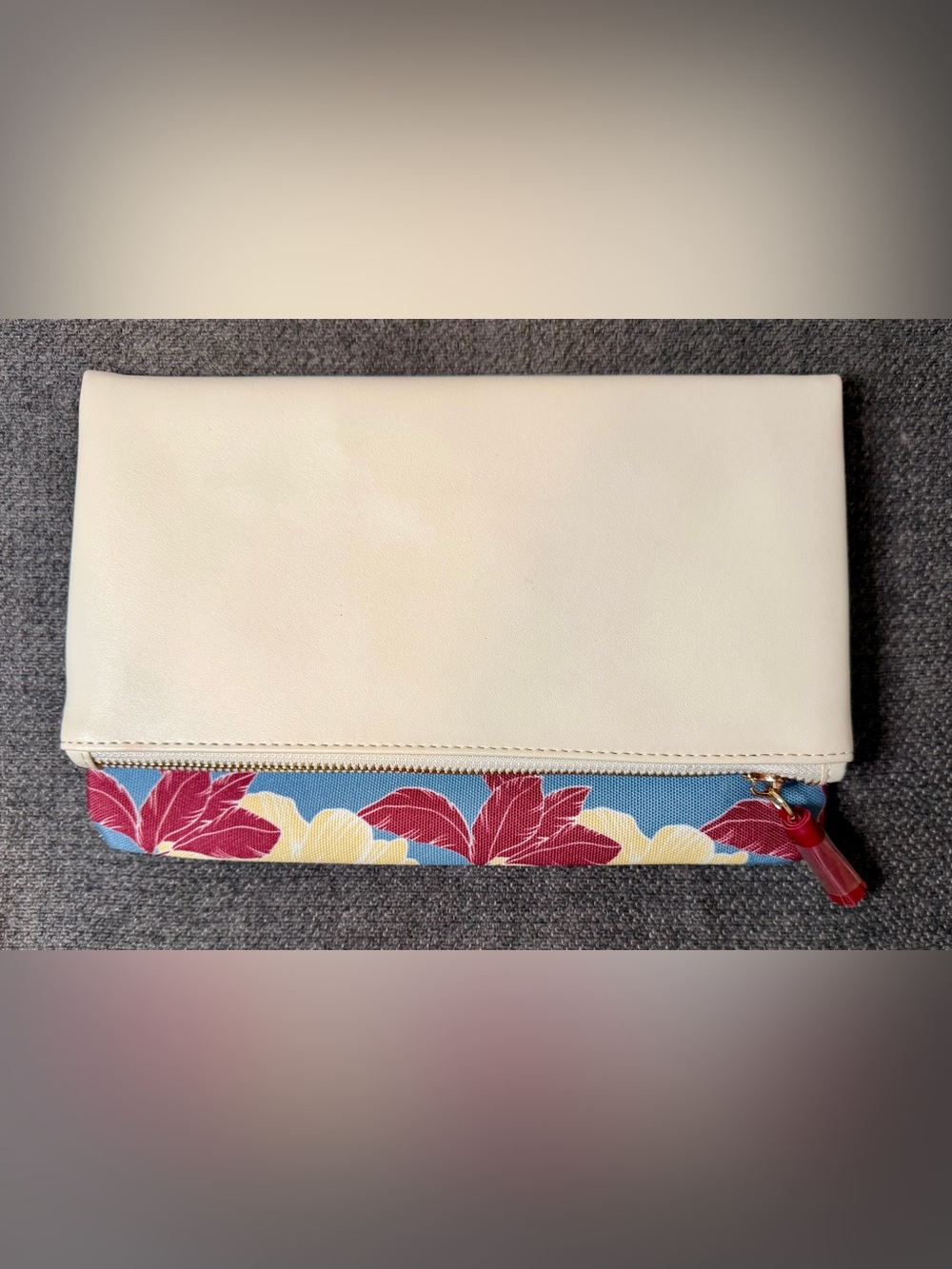 Rachel Pally Reversible Fold-Over Clutch in "Bloom" floral print NWOT - Picture 2 of 5